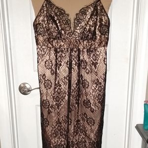 Beautiful Silk and Lace Cocktail Dress